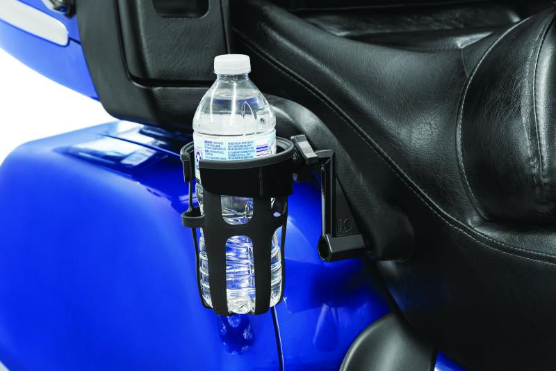 Kuryakyn Reflex Drink Holder 01-17 GL1800 Passenger Mount Black