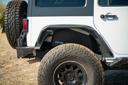 DV8 Offroad 07-18 Jeep Wrangler JK Rear Inner Fender - Satin Black