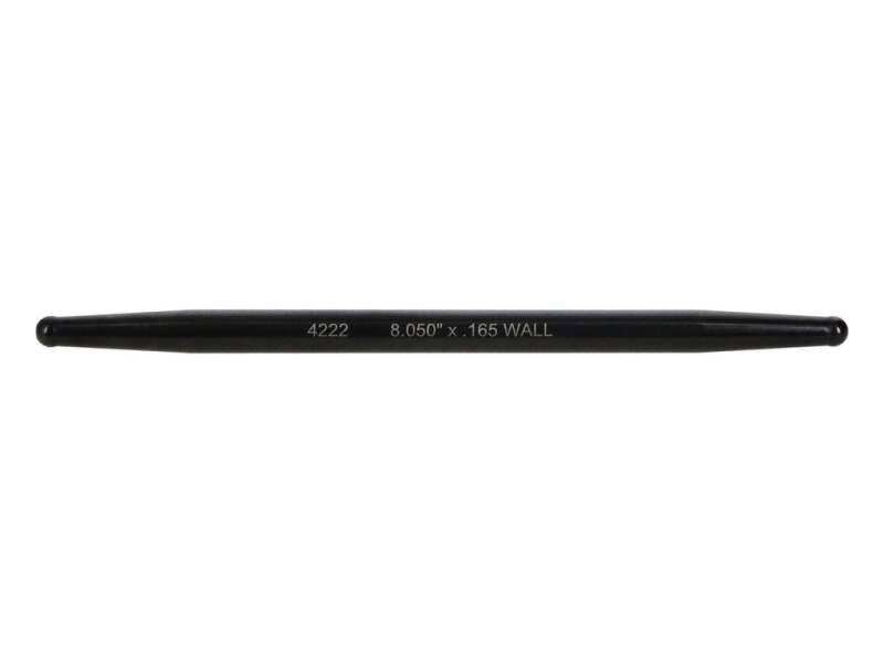 Manley Performance Manley Push Rod - 7/16 Dia. - 10.000 Length - 0.165 Wall - 4130 Chrome Moly - Swedged End - Set of 8