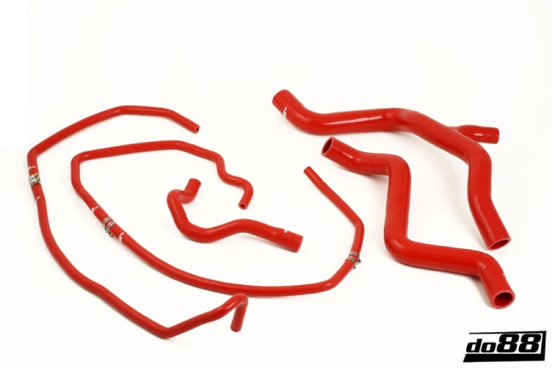 do88 Volvo C30/C70/S40/V50 Turbo 04-13 Coolant Hoses Red