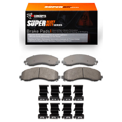 R1 Concepts R1 2019-2025 Ram 2500 Front R1 Super Duty Pads & Hardware Kit