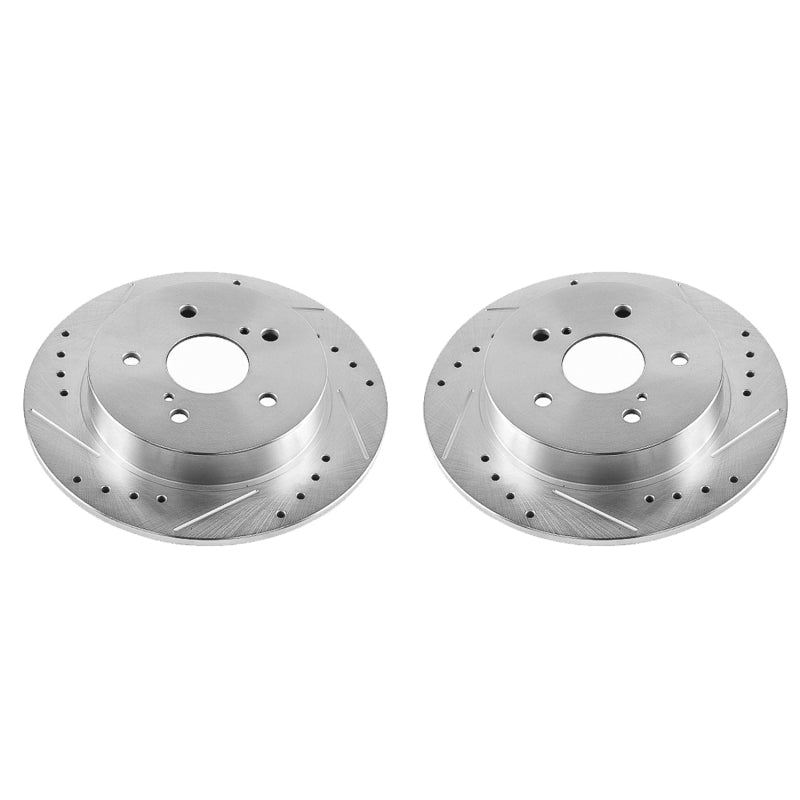 PowerStop Power Stop 07-13 Suzuki SX4 Rear Evolution Drilled & Slotted Rotors - Pair