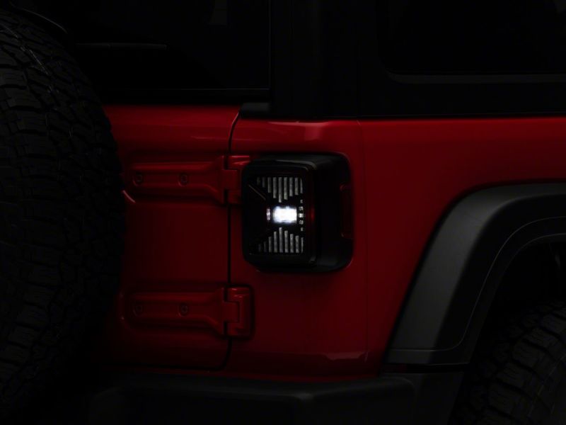 Raxiom 18-23 Jeep Wrangler JL LED Tail Lights- Black Housing (Smoked Lens)