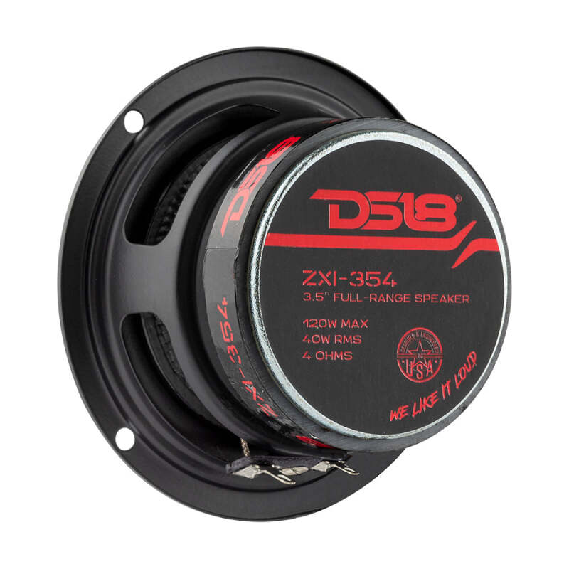 DS18 3.5in 40 Watts RMS 4 ohm 1-Way Full Range Speaker w/ Kevlar Cones