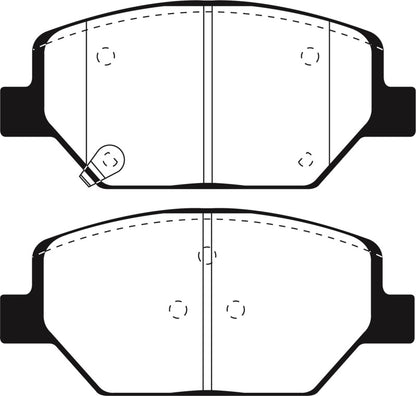 EBC 2016+ Buick Envision 2.0L Turbo Redstuff Front Brake Pads