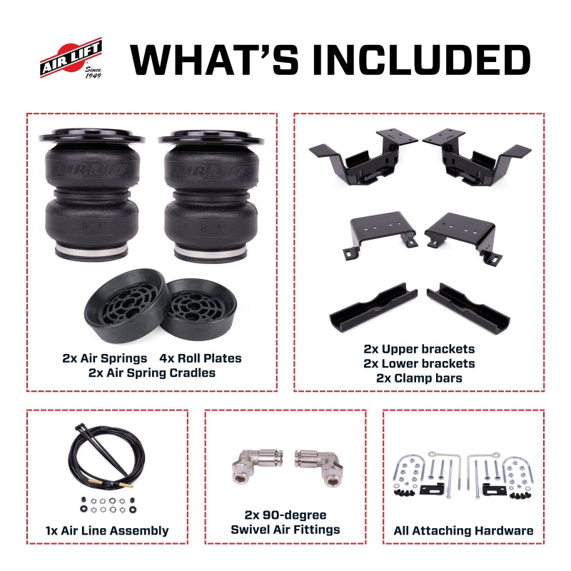 Air Lift 24-25 Chevy Silverado 2500HD ZR2 4WD LoadLifter 5000 Ultimate w/ Air Spring Cradle