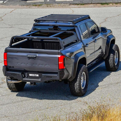 Westin 24-26 Toyota Tacoma Double Cab Mesa Roof Rack - Textured Black