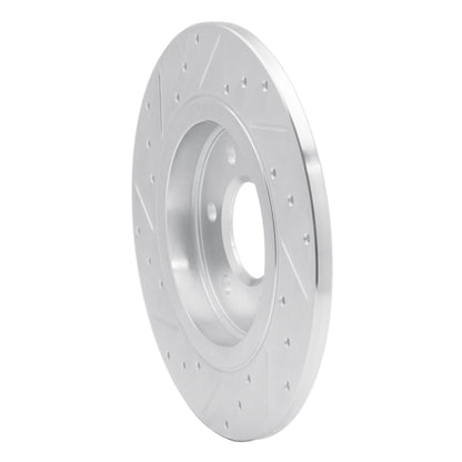 R1 Concepts R1 06-09 Buick TERRAZA Rear Right Drilled & Slotted Silver Brake Rotor