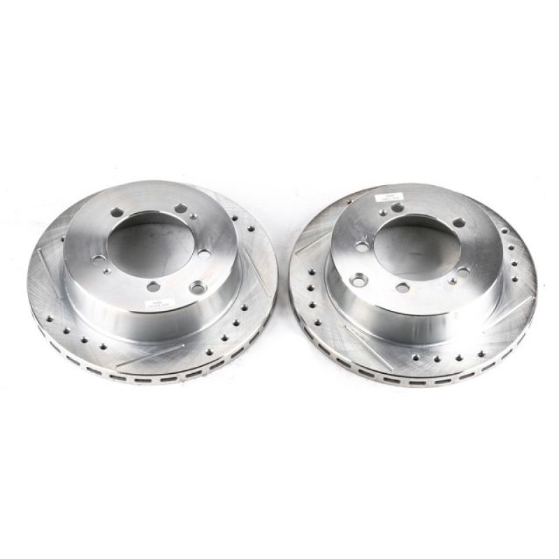 PowerStop Power Stop 91-96 Dodge Stealth Rear Evolution Drilled & Slotted Rotors - Pair