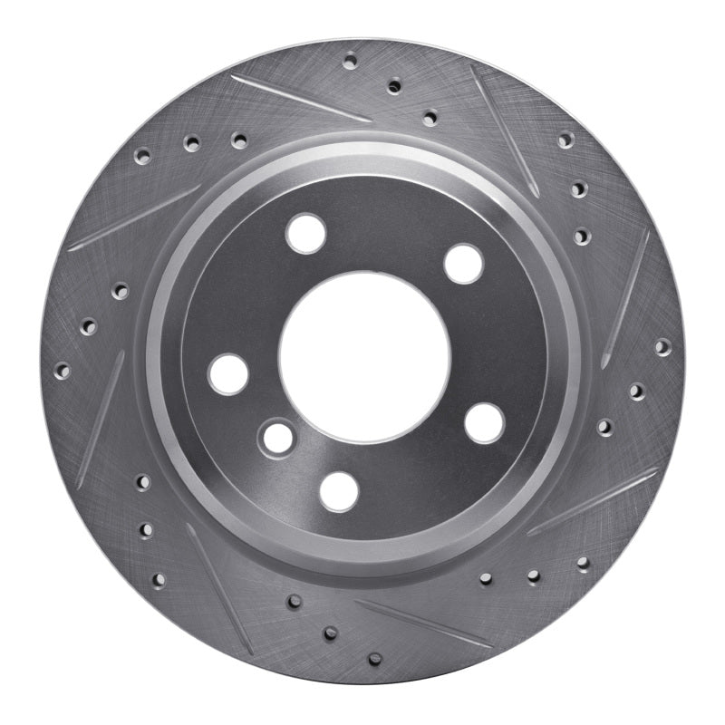 R1 Concepts R1 06-20 BMW 420i (Mexico) Rear Right Drilled & Slotted Silver Brake Rotor