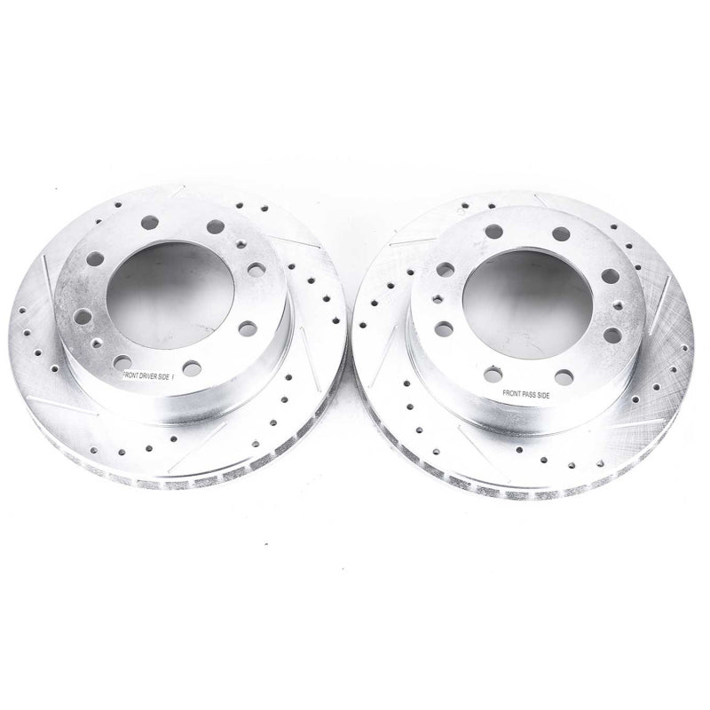 PowerStop Power Stop 00-05 Cadillac DeVille Front Evolution Drilled & Slotted Rotors - Pair