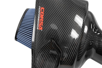 CORSA Performance Corsa 2015-2019 Chevrolet Corvette C7 Z06 Carbon Fiber Air Intake with MaxFlow 5 Oiled Filter