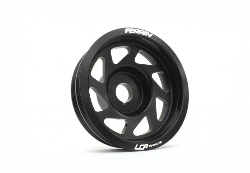 Perrin Performance PERRIN 93-14 Subaru Impreza (Incl. 02-14 WRX) / 04-21 STI Lightened Crank Pulley - Black