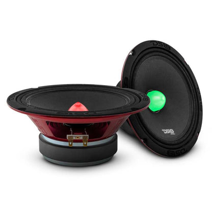 DS18 8in 275 Watts RMS 4 ohm Mid-Range Loudspeaker RGB Bullet Loudspeaker