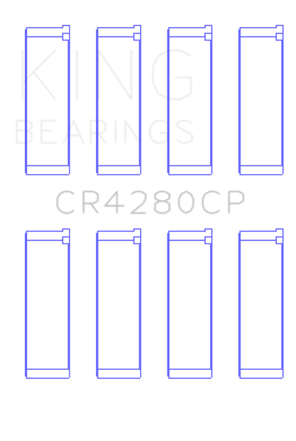 King Engine Bearings Subaru Ej20/Ej22/Ej25 (Incl. Turbo) (Size +0.75mm) Connecting Rod Bearing Set