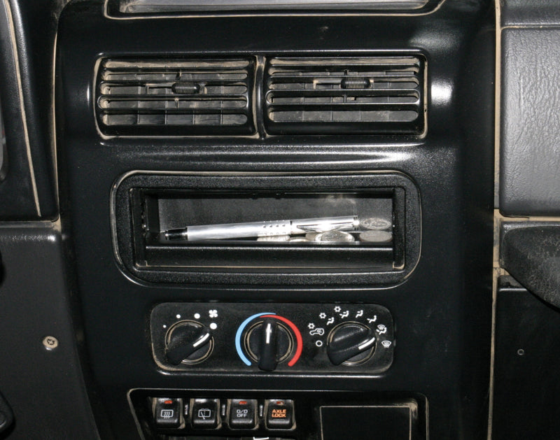 Tuffy Products Tuffy Stereo Dash Cutout Tray Black