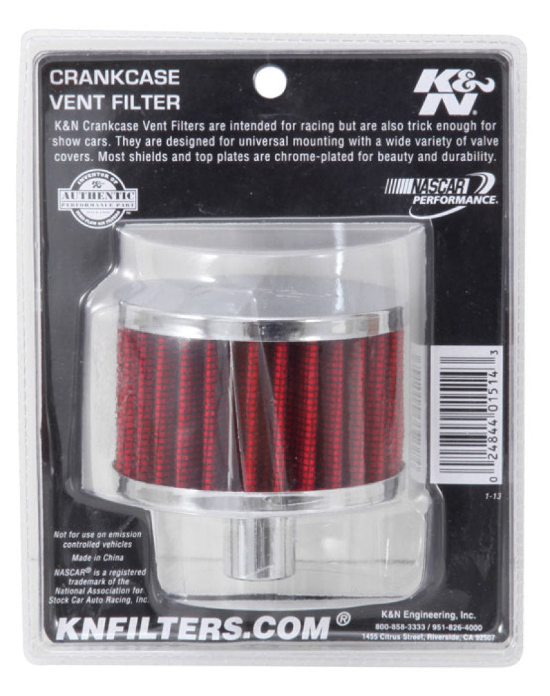 K&N Engineering K&N Filter 3/4in Vent 3in Diameter 2in Height