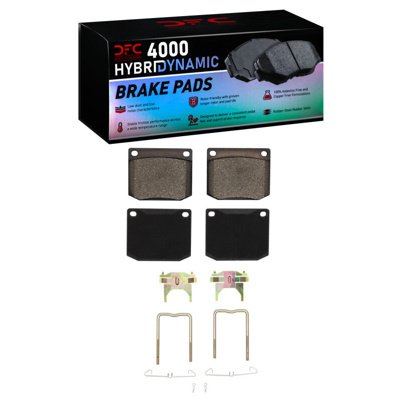 DFC 85-86 Saab 900 Front 4000 HybriDynamic Brake Pads and Hardware Kit