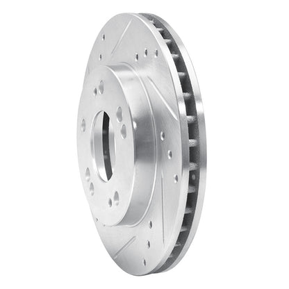 R1 Concepts R1 90-05 Chrysler SEBRING Front Left Drilled & Slotted Silver Brake Rotor
