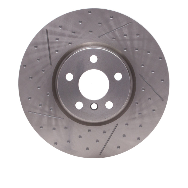DFC 15-19 Mini Cooper Countryman Front Brake Rotor - Dimpled and Slotted