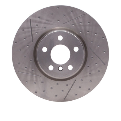 DFC 15-19 Mini Cooper Countryman Front Brake Rotor - Dimpled and Slotted
