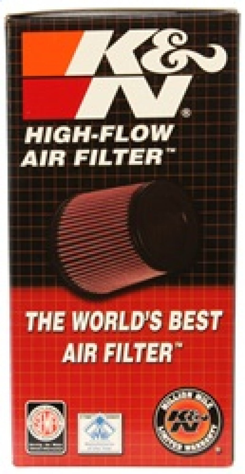 K&N Engineering K&N Filter Universal Rubber Oval Straight 4.5in OL x 3.75in OW x 7in Height 20 Degree Angle