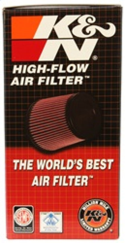 K&N Engineering K&N Filter Universal Rubber Oval Straight 4.5in OL x 3.75in OW x 7in Height 20 Degree Angle