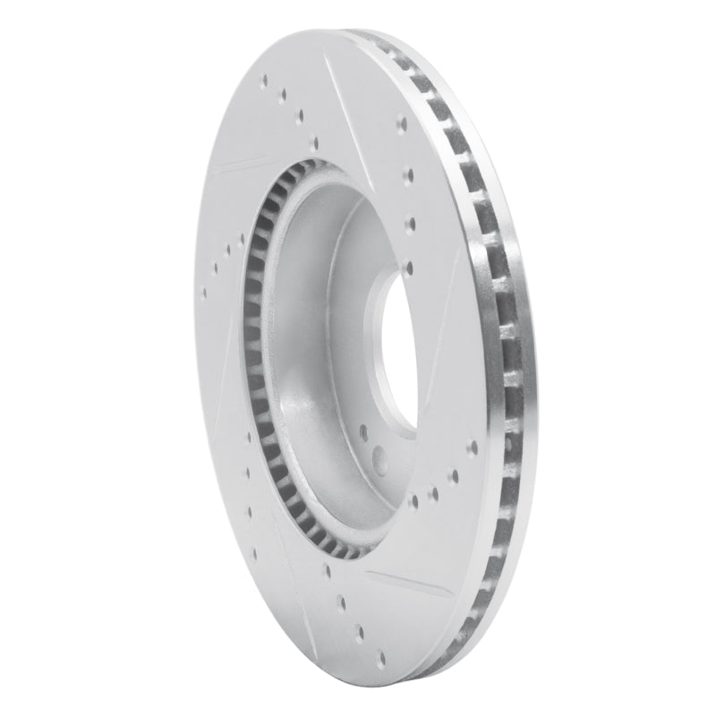 R1 Concepts R1 10-11 Kia SOUL Front Left Drilled & Slotted Silver Brake Rotor