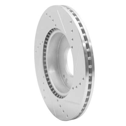 R1 Concepts R1 10-11 Kia SOUL Front Left Drilled & Slotted Silver Brake Rotor