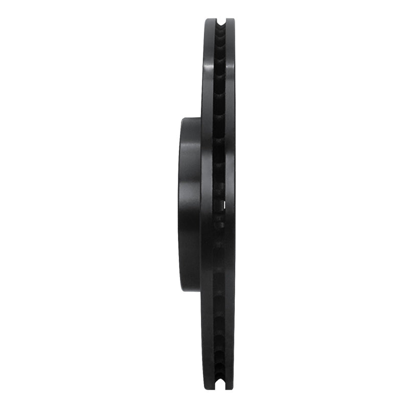 R1 Concepts R1 04-11 Mazda RX-8 Front Right Drilled & Slotted Black Brake Rotor