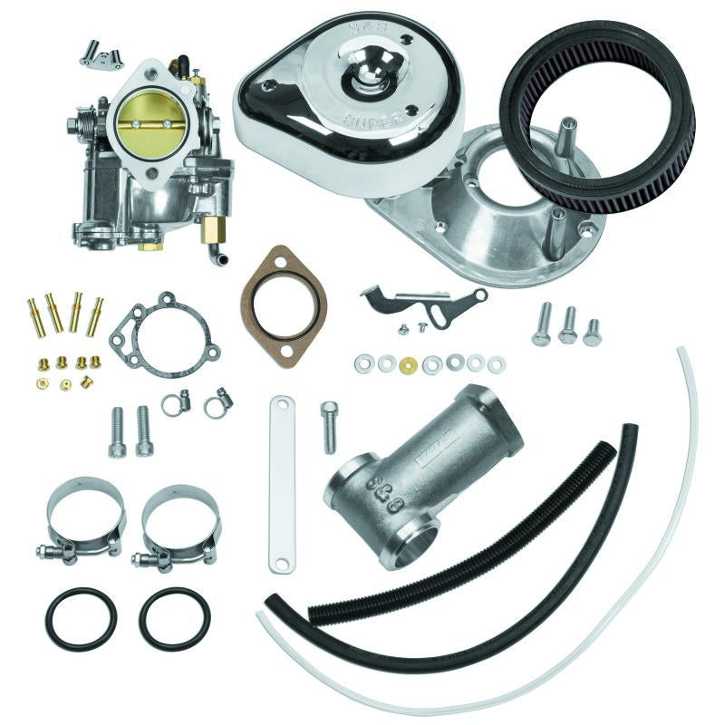 S&S Cycle 55-65 BT Models Super E Carburetor Kit - Standard Tanks
