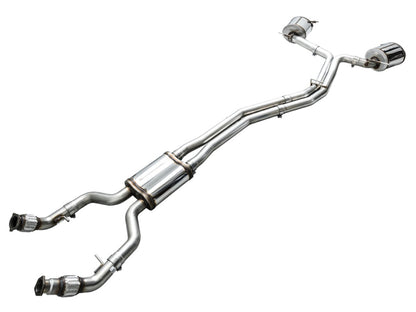 AWE Tuning Audi 2019-2023 C8 A6/A7 3.0T Touring Edition Cat-Back Exhaust- Turn Downs