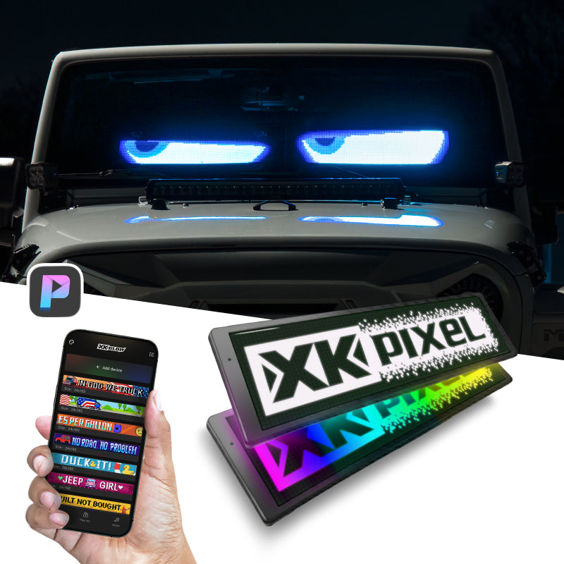 XKGLOW XK Glow XKPixel Windshield Dual LED Screen Kit
