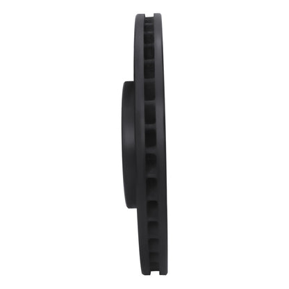 R1 Concepts R1 03-11 Cadillac BLS (Mexico) Front Right Drilled & Slotted Black Brake Rotor