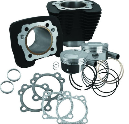 S&S Cycle 86-21 Sportster Models High Compression 1250cc Conversion Kit - Wrinkle Black