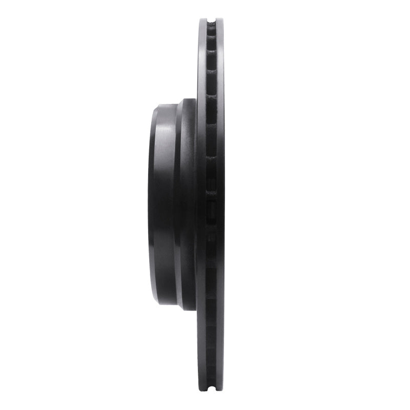 R1 Concepts R1 95-03 BMW 750IL Rear Right Drilled & Slotted Black Brake Rotor