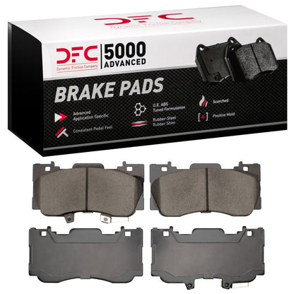 DFC 15-23 Ford Mustang Front 5000 Advanced Ceramic Brake Pads