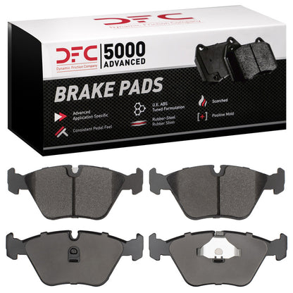 DFC 98-06 Jaguar XJ8 Front 5000 Advanced Low Metallic Brake Pads