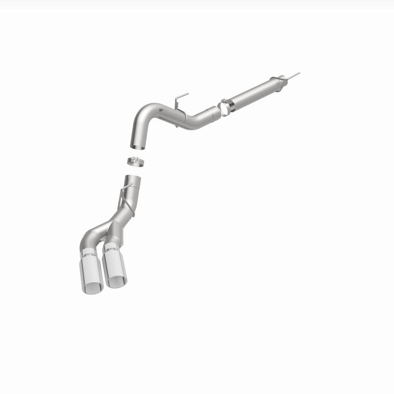 MagnaFlow CatBack 2018 Ford F-150 V6-3.0L Dual Exit Polished Stainless Exhaust - MF Series