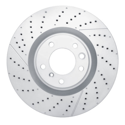 DFC 13-18 Mercedes-Benz G63 AMG Front Drilled GeoSPEC Coated Rotor and Slotted