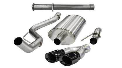 CORSA Performance Corsa 2011-2014 Ford F-150 Raptor 6.2L V8 133in Wheelbase Black Xtreme Cat-Back Exhaust