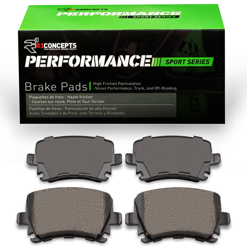 R1 Concepts R1 00-21 Volkswagen Passat Rear Performance Sport Brake Pads