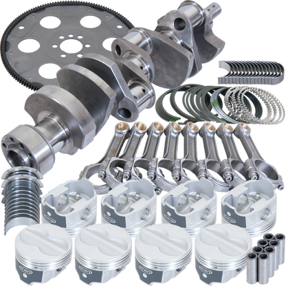 Eagle Chevy 350 1Pc 3.750in Crank 5.700in I-Beam Rods -10cc 4.040in Pistons Balanced Assembly