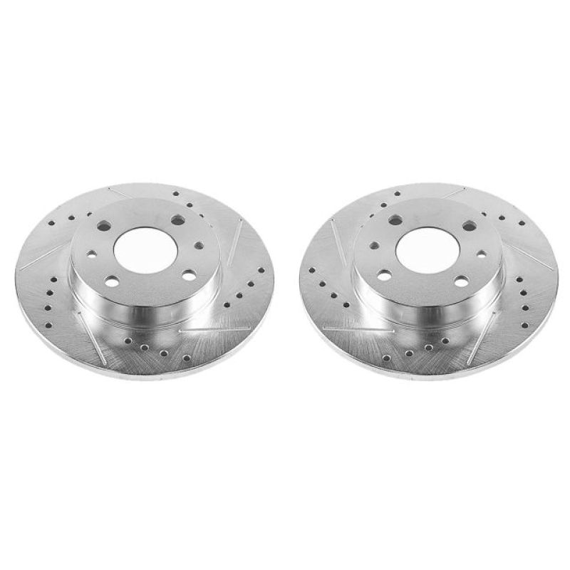 PowerStop Power Stop 12-18 Fiat 500 Rear Evolution Drilled & Slotted Rotors - Pair