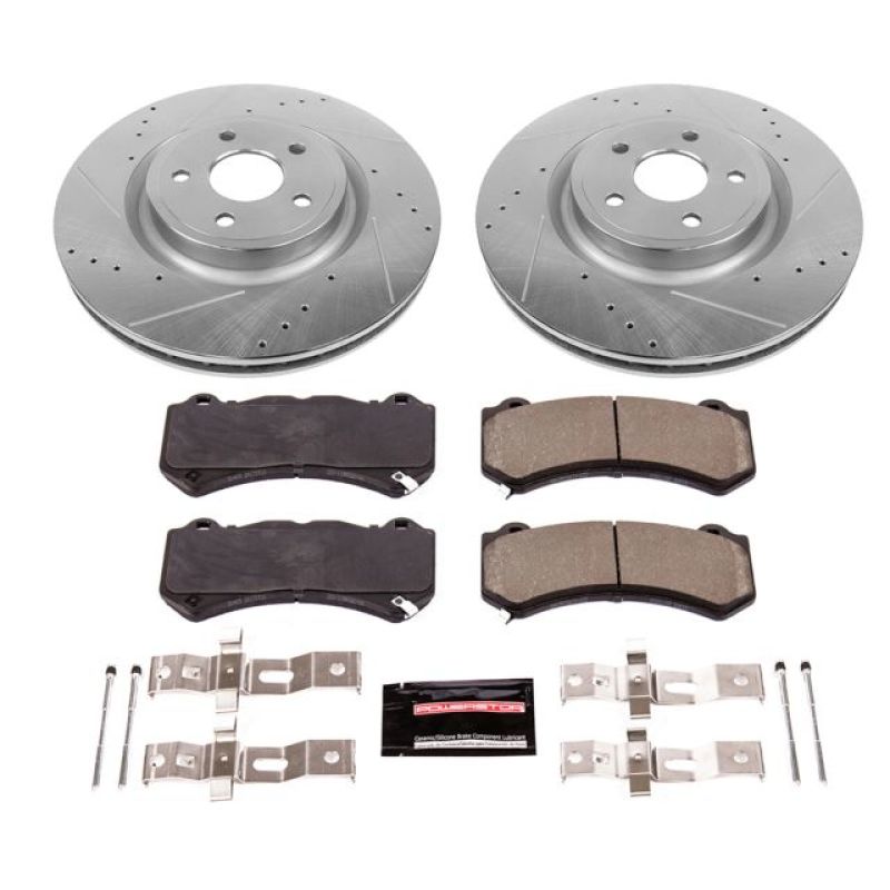 PowerStop Power Stop 12-20 Jeep Grand Cherokee Front Z23 Evolution Brake Kit