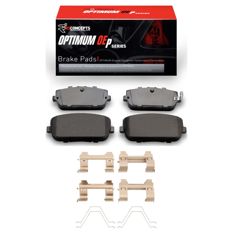 R1 Concepts R1 06-25 Fiat 124 Spider Rear Optimum OE Pads & Hardware Kit