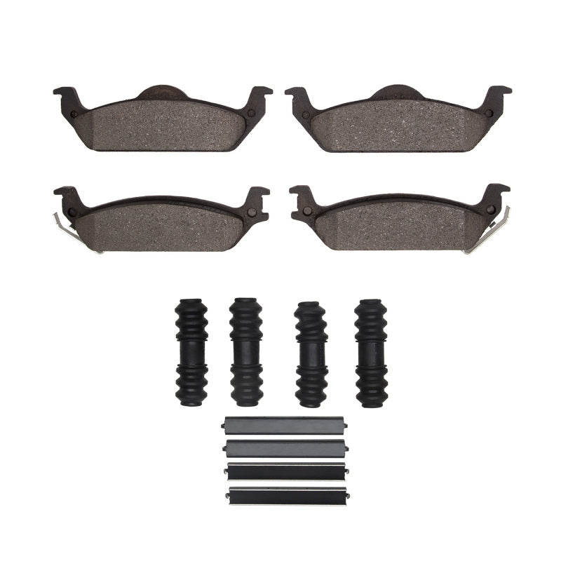 R1 Concepts R1 03-04 Dodge Dakota RWD Rear Super Duty Pads & Hardware Kit