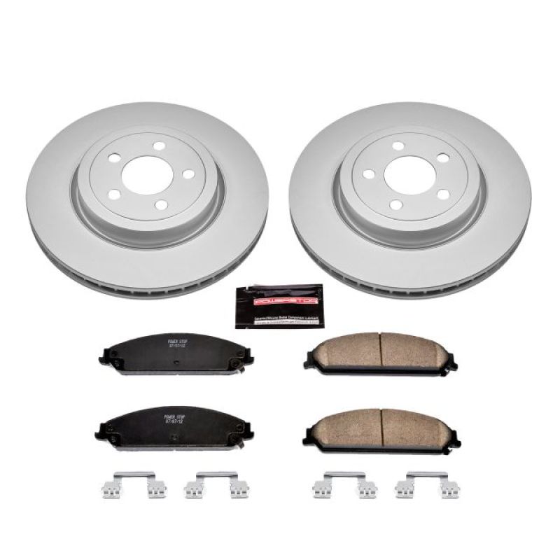 PowerStop Power Stop 05-19 Chrysler 300 Front Z17 Evolution Geomet Coated Brake Kit