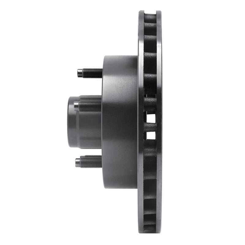 R1 Concepts R1 95-97 Ford Ranger (USA/Canada) Front Left Drilled & Slotted Black Brake Rotor