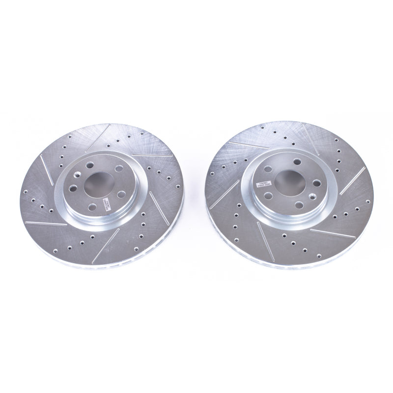 PowerStop Power Stop 16-18 Volvo S90 Front Evolution Drilled & Slotted Rotors - Pair